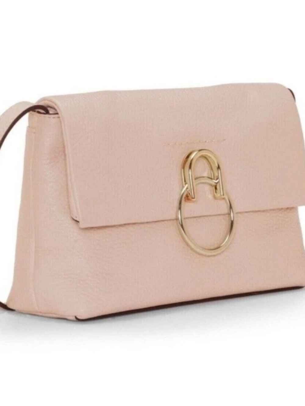Vince Camuto Plum leather convertible shoulder bag in Cameo Pink